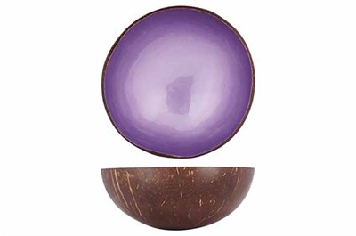 Чаша декоративная  METALLIC PURPLE PAINT D14CM 5956033 - фото 6646969