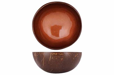 Чаша декоративная  METALLIC DARK BROWN PAINTD14CM 5956058 - фото 6646989