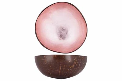 Чаша декоративная  METALLIC SOFT PINK PAINT D14CM 5956047 - фото 6646992