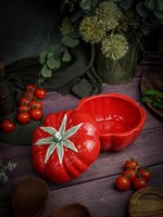 Емкость с крышкой 17,6 см, Tomato