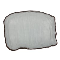 Блюдо/салатник 450мл, 26*20cм, h=4.3cм,серия "White Matt Taiga"  P.L.
