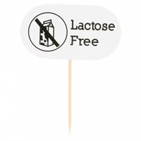 Маркировка-флажок "LACTOSE FREE" 8 см, 100 шт, Garcia de PouИспания
