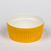 Чашка для подачи десерта "Крем-Карамель",12 см,желтая,фарфор, P.L. Proff Cuisine