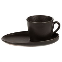 Чашка с блюдцем  Black Raw Stellar Cappuccino 175 мл, P.L. Proff Cuisine 81223144