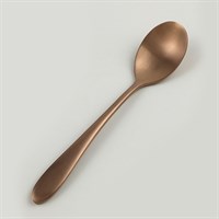 Ложка чайная ,покрытие PVD,цвет матовая медь,серия "Alessi-Copper"  P.L. 81280008