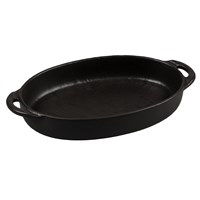 Блюдо для подачи и запекания  Black Raw Steller 22,5*15*4 см, P.L. Proff Cuisine 81223455