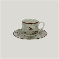 Блюдце RAK Porcelain Peppery для чашки 13 см, h 1,7 см, серый цвет 81220614