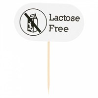 Маркировка-флажок "LACTOSE FREE" 8 см, 100 шт, Garcia de PouИспания 81211315