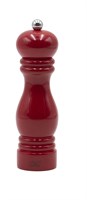 Мельница для соли h 19 см, бук лакированный, цвет красный, SORRENTO