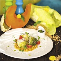 Соусник "Консервная банка" 225 мл, d 8 см, h 6,5 см, фарфор, P.L. Proff Cuisine 80003069