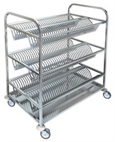 Тележка для сушки посуды ТП-234 (на 210 тарелок) сц604