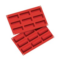 Форма силиконовая P.L. Proff Cuisine "Мини полено" 30 ячеек 45*20 мм, h 20 мм (30*17,5 см) 81200457