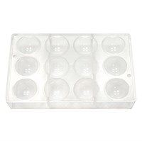Форма для шоколада "Полусфера", 15 ячеек 32*16 мм, поликарбонат, P.L. Proff Cuisine 73038031