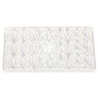 Пластиковая форма "Цифры" 30 ячеек 40*25*7,5 мм, P.L. Proff Cuisine 81270037