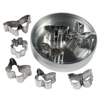 Набор кондитерских форм "Бабочки и цветок", 20 мм, 8 шт, P.L. Proff Cuisine 81004618