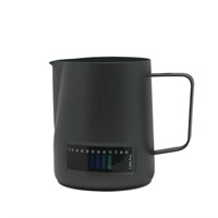 Питчер Latte Pro черный с температурным индикатором 480 мл, тефлоновое покрытие, P.L. Proff Coffee 81253302
