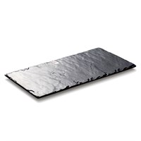Блюдо,поднос меламиновый, черный 55*33*2см  P.L. 81290064