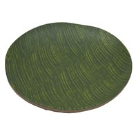 Блюдо,поднос меламиновый 26*26*3.5см  ,Green Banana Leaf,P.L. 81290138