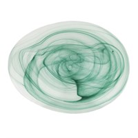 Тарелка матовая 28*21см, h=2 см,материал cтекло,серия "Green Sky" P.L. 81221729