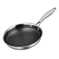 Сковорода d=24 см, h=4.5cм, "Honeycombs", нерж.3-х слойная. Индукция,  P.L. - ProffCuisine 81280098
