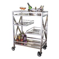 Тележка сервировочная,нержавеющая сталь 75*45*97 см.  P.L.--Hotelware 81241275