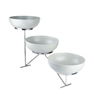 Стойка металлическая для выкладки + три салатника,65*16*35 см,  P.L.--Hotelware 81240946