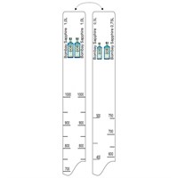 Барная линейка Bombay Sapphire (500мл/750мл/1л), P.L. Proff Cuisine 81250040