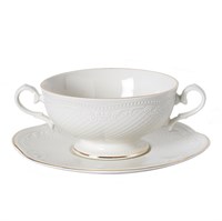 Бульонная пара 280 мл, фарфор, "Aristocrat-Gold". Noble 81224333