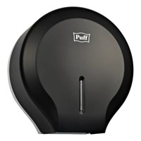 Диспенсер туалетной бумаги Рuff-7130Bl, черный, с замком, ABS-пластик рук080