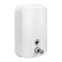 Дозатор для жидкого мыла из нержавеющей стали PUFF-8615W, белый, 1000 мл, порошковое окрашивание рук086