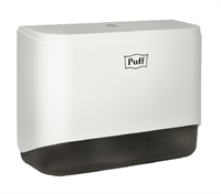 Диспенсер бумажных полотенец Puff-5140, белый, с замком, ABS-пластик рук088