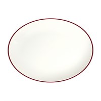 Modest Maroon Тарелка овальная 36см ID Fine [6] 331971