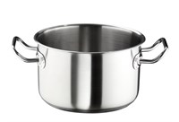 Кастрюля  4,95 л. нерж. d=22 см. h=13 см. б/кр (индукция) Мастер Pinti /1/ 77670
