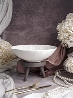 Салатник 1 л, d 21 см h 6,5 см, фарфор, Grazia CDF GR08