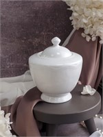 Сахарница с крышкой 350 мл,  d 10,2 см h 12,5 см, фарфор, Grazia CDF GR19
