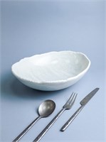 Салатник овальный 1 л, 25,5х20,5 см h 7 см, фарфор, Boletus Fusion CDF BT F05