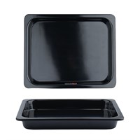 Гастроемкость меламиновая, черная 1/2-h 4см   P.L. 81222614