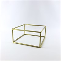 Подставка серии "Куб" 20*20*10см золото (цена за шт.) 01КУ100