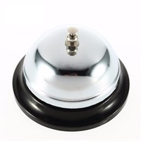 Звонок хромированный настольный,d=85mm, P.L. - BarWare 81222502