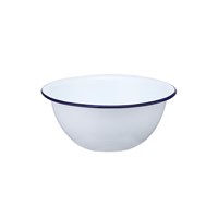 Салатник эмалированный d=18,h=9 см, "Blue Rim"  P.L. 81241390