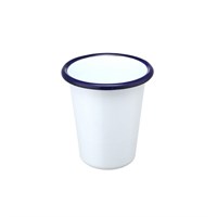 Стакан эмалированный 9,5*5,5*12 см, "Blue Rim"  P.L. 81241406