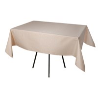 Скатерть рогожка ЛИНО 1,30х1,95м бежевый  (цвет 04) лин20