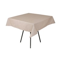 Скатерть рогожка А ЛИНО 1,30х1,30м бежевый  (цвет 04) лин19