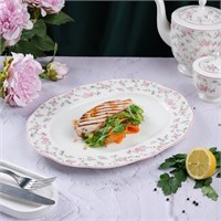 Блюдо овальное 34*27 cм,фарфор "NOBLE" серия "Retro Ritz-La Vie En Rose" 81229636