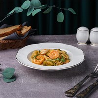 Тарелка глубокая 23 см, фарфор, "Aristocrat-Gold". Noble 81224332