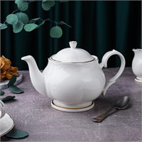 Чайник 1000 мл, фарфор, "Aristocrat-Gold". Noble 81224336