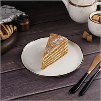 Тарелка гладкая d=21 см, фарфор "NOBLE" серия "Grace" 81221664