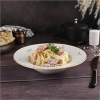 Тарелка глубокая d=23 см, 300мл, фарфор "NOBLE" серия "Grace" 81221668