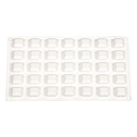 Форма силиконовая "Микро квадратный камень" 35 ячеек 25*25*12 мм, P.L. Proff Cuisine 73024126