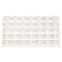 Форма силиконовая "Микро цилиндр" 35 ячеек 25*25*12 мм, P.L. Proff Cuisine 73024130